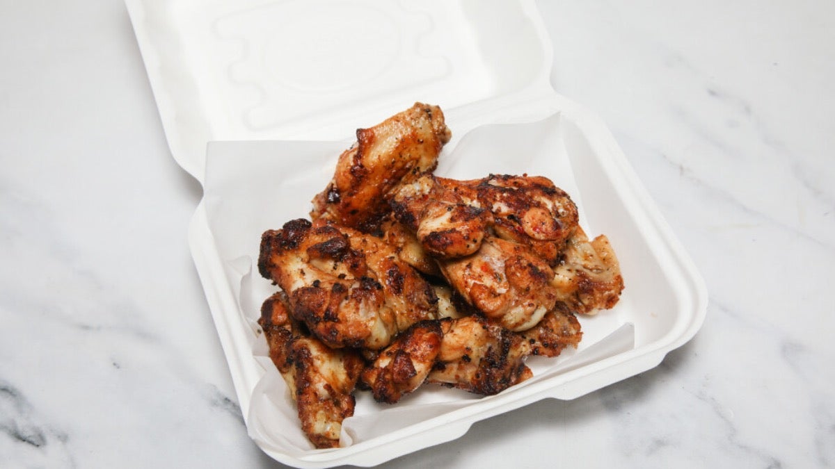 10 Pcs Charcoal Grilled Wings