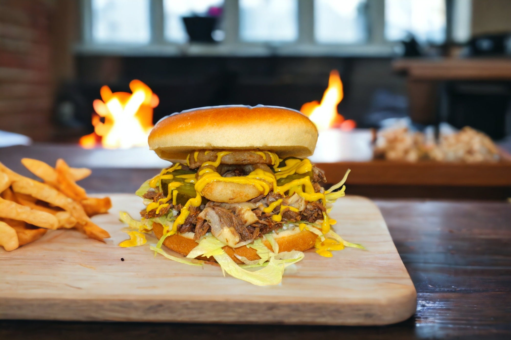 Cheese N’ Munch Beef Burger 🍔🥩🧀