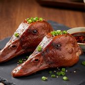 Grilled Cooked Duck Head
