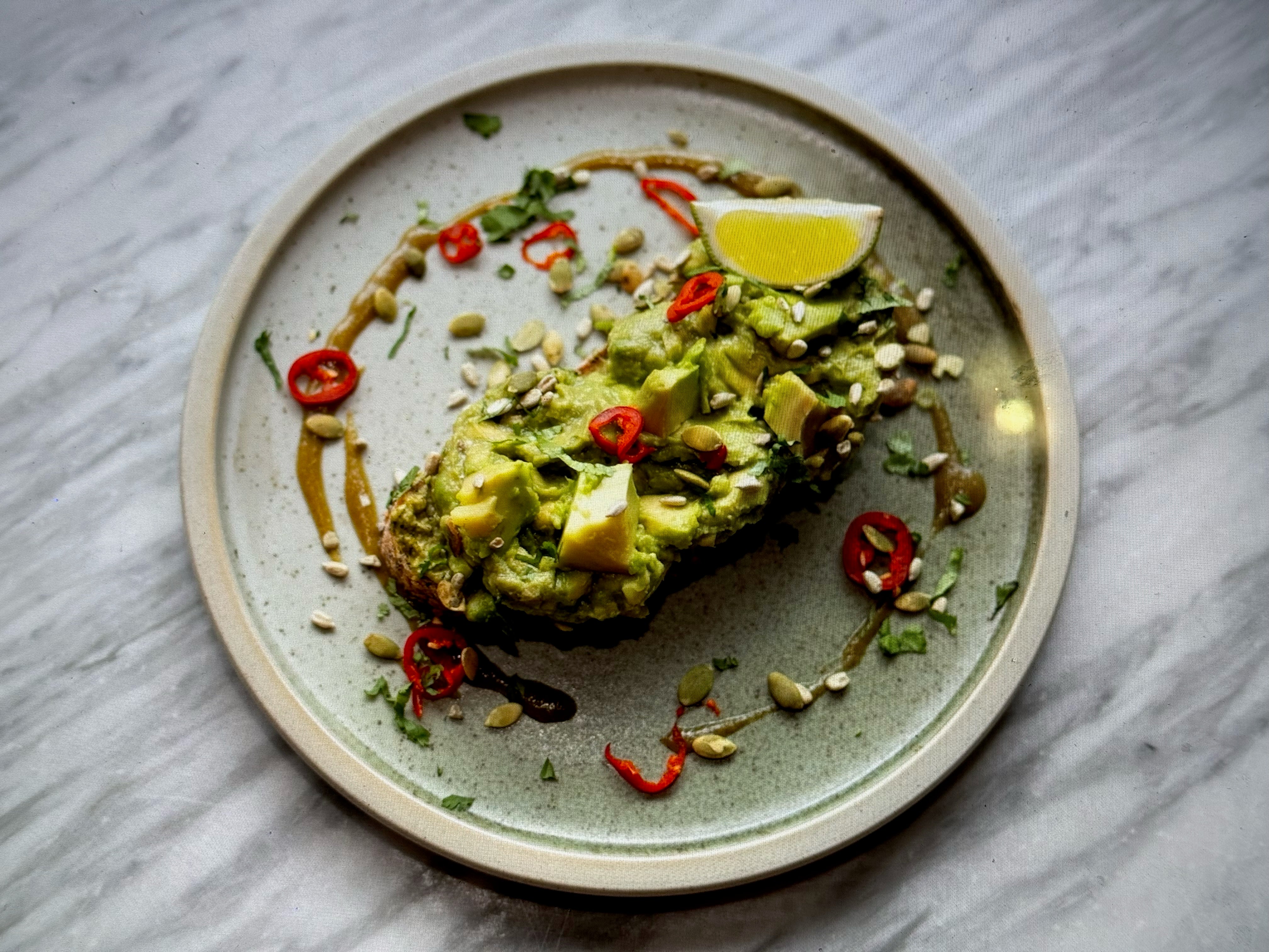 Smashed Avocado On Toast