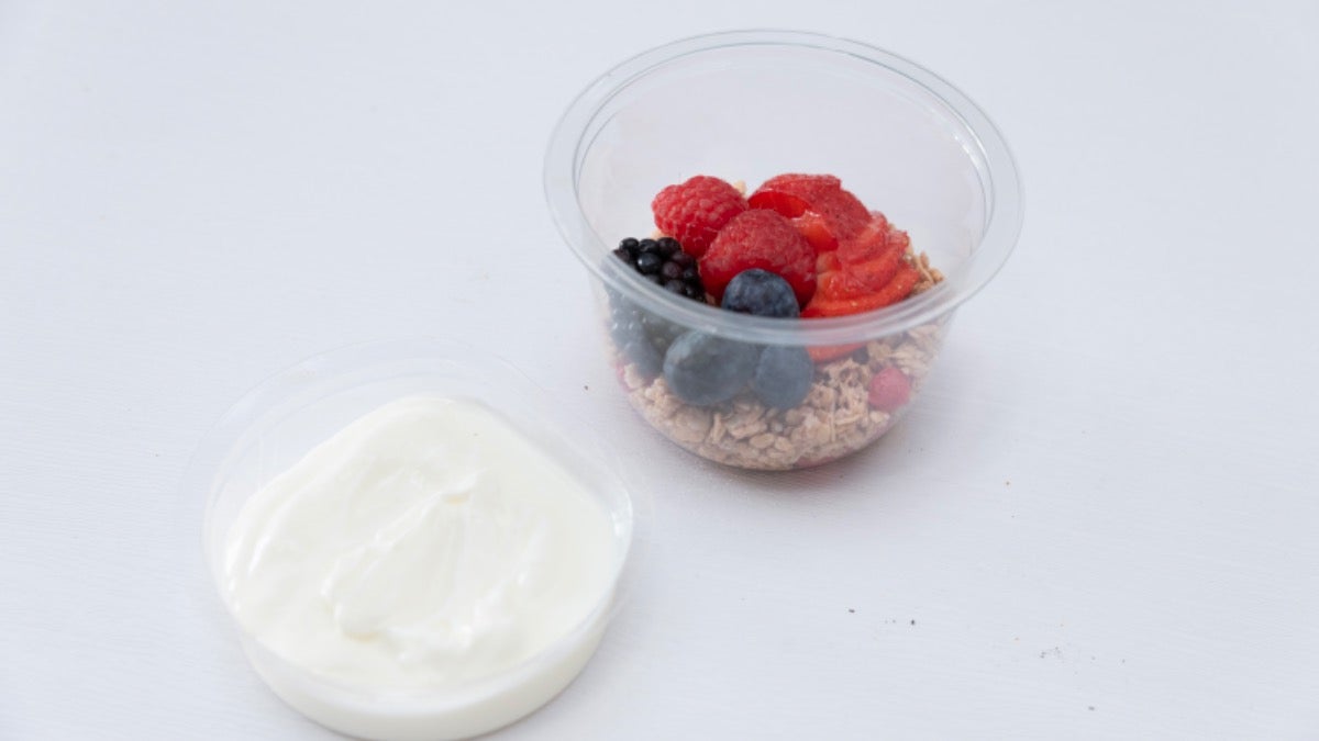 Granola and Yogurt Pot