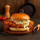Kingdom's Ranchy Crispy Burger