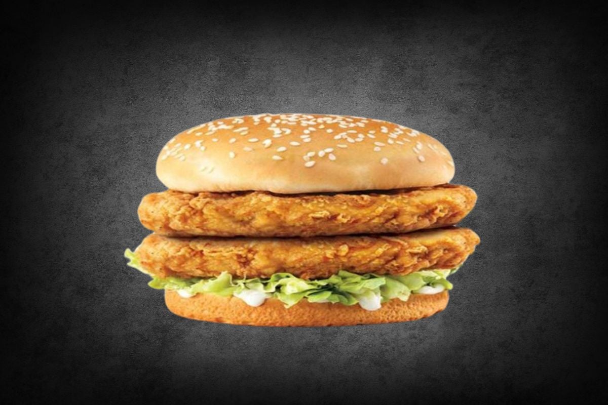 Classic Double Chicken Burger Meal