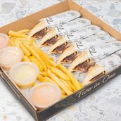 Mini meat shawarma sandwich box