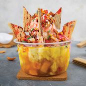 Fruit Salad With Ice Cream