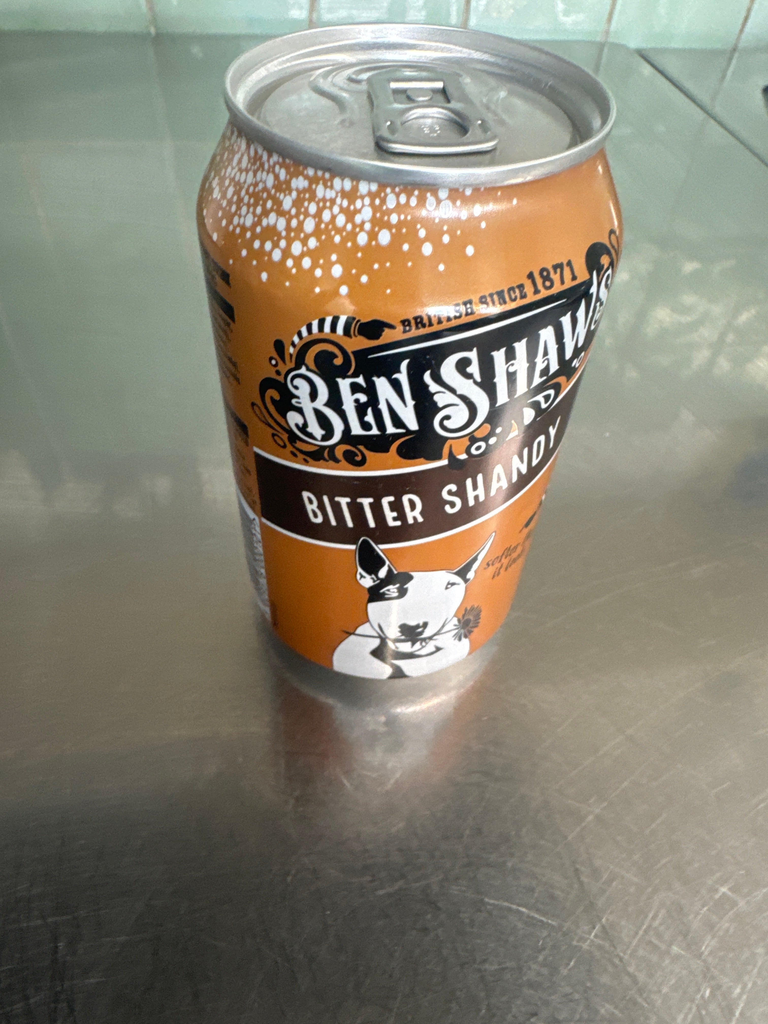 Shandy can of pop