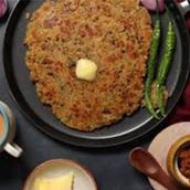 Koki Paratha Sindhi Special with Dahi and Dal