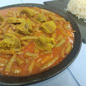 Green beans with meat