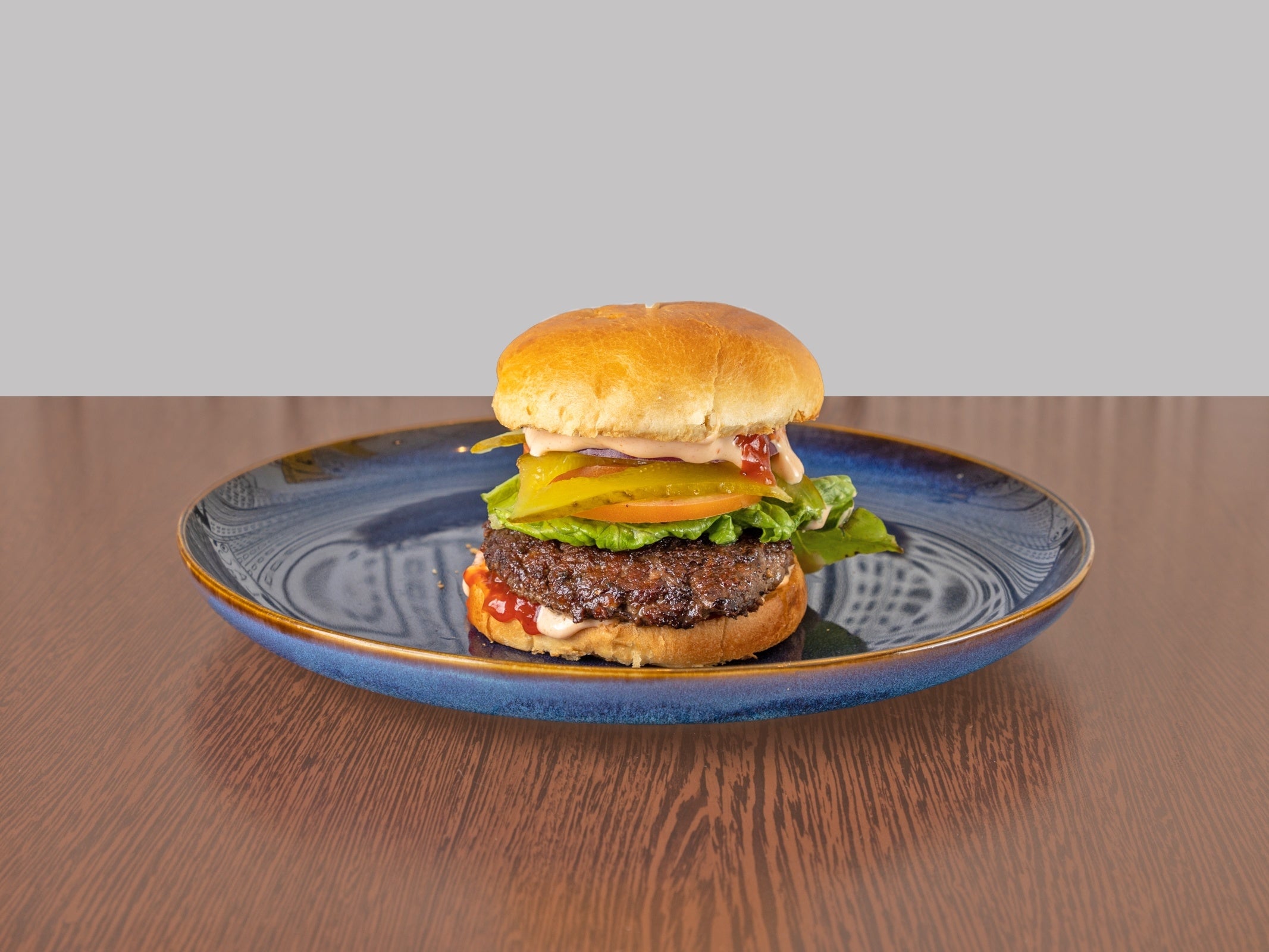 Classic Beef Burger & Fries