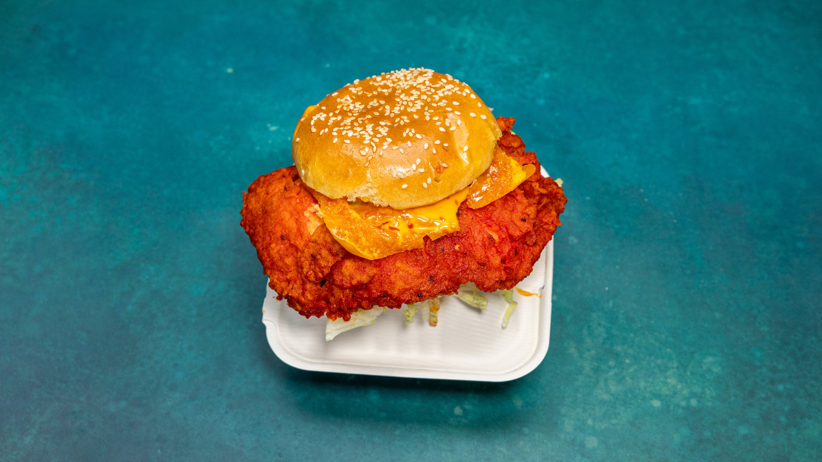 Hot Honey Chicken Burger