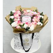 Bouquet And Baked Goods