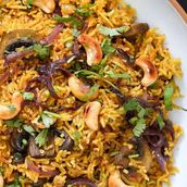 Mushroom Biryani