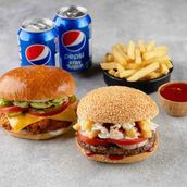 Burger Combo for 2 – 30%