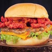 Grilled Chicken With Cheetos Burger