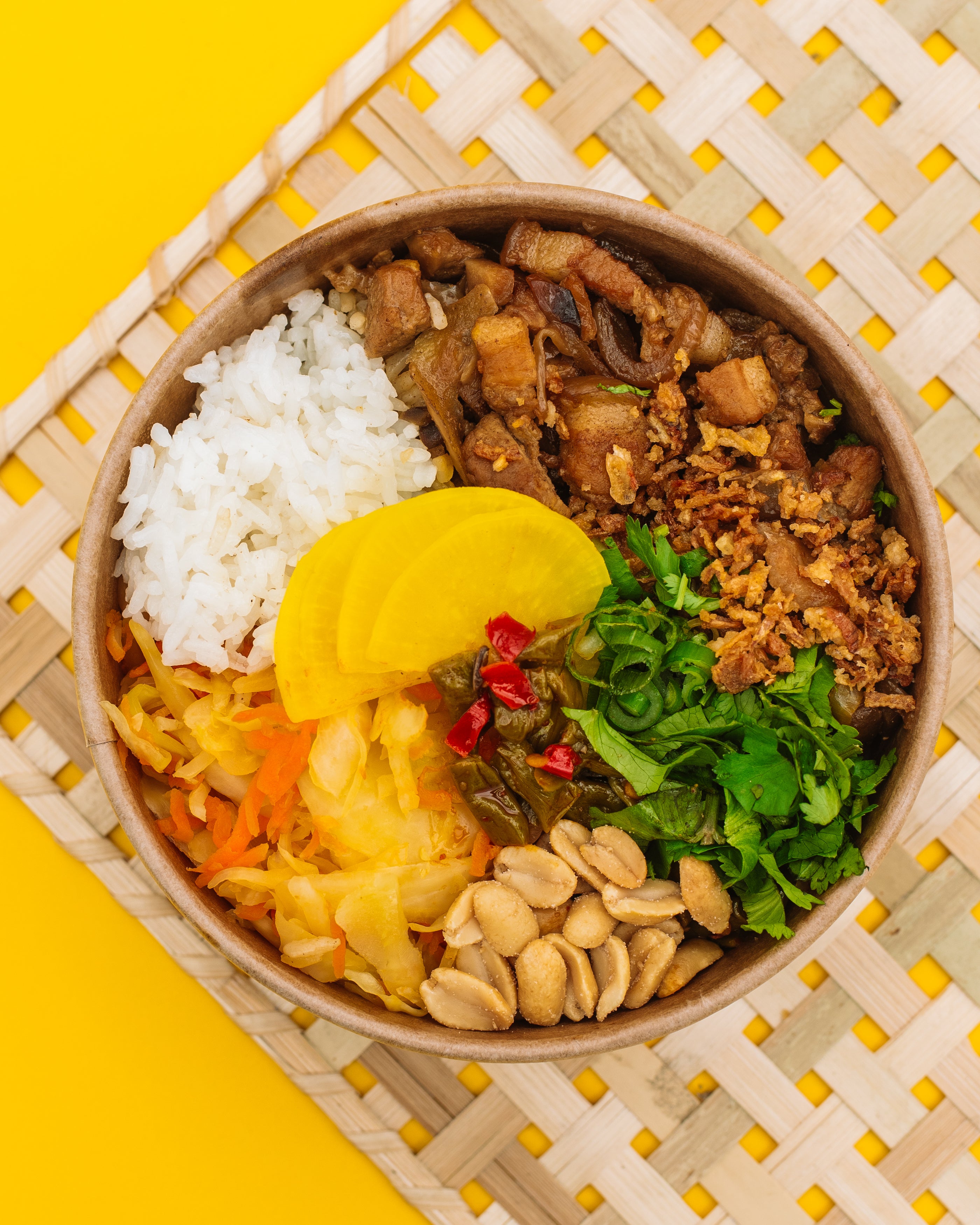 Rice Bowl with Taiwanese Braised Pork  台式卤肉饭