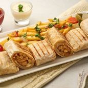 SHAWARMA ARABIC BIG FRIES and SAUCE