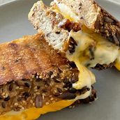 Roasted Mushroom Cheese Toast