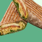 Halloumi Egg wrap