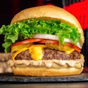 Stuffed Beef Burger