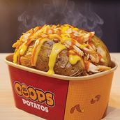 Dubai Chicken Baked Potatoes