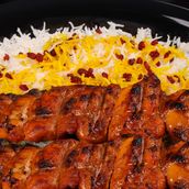 Shish Tawook (2 Skewer) With Rice