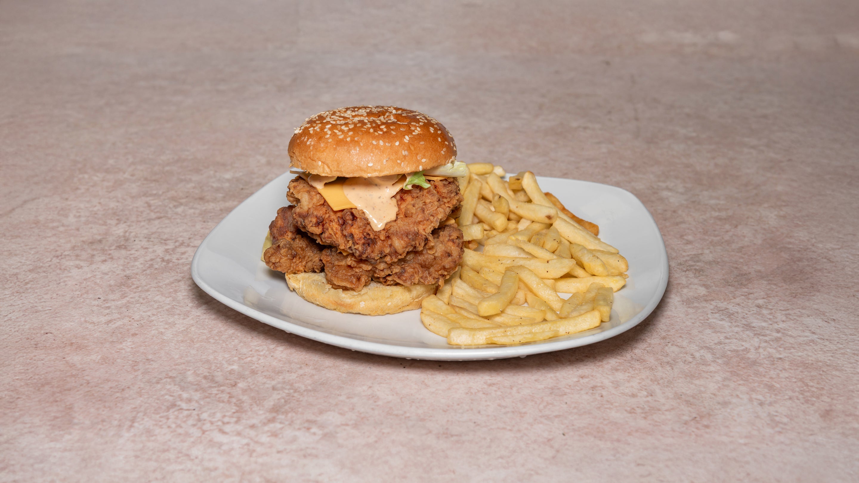 Double Up Chicken Burger