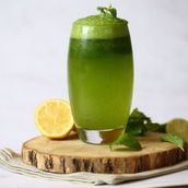 Fresh Lemon And Mint  Juice