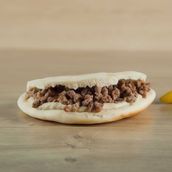 Hummus With Meat Sandwich