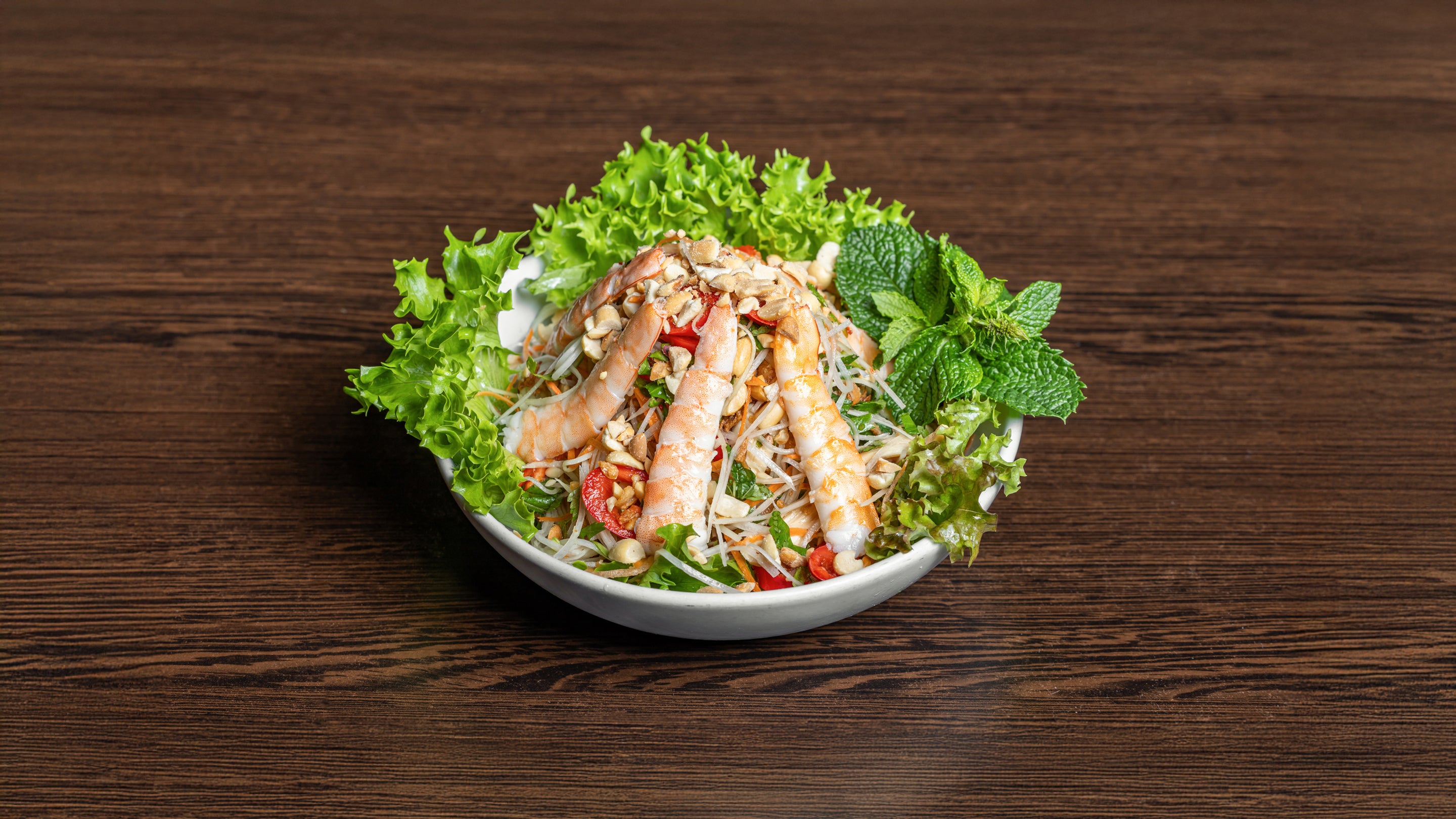 Prawn and Chicken Papaya Salad