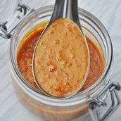 Singapore Crunchy Peanut Sauce Medium Spicy, Vegan & Gluten Free