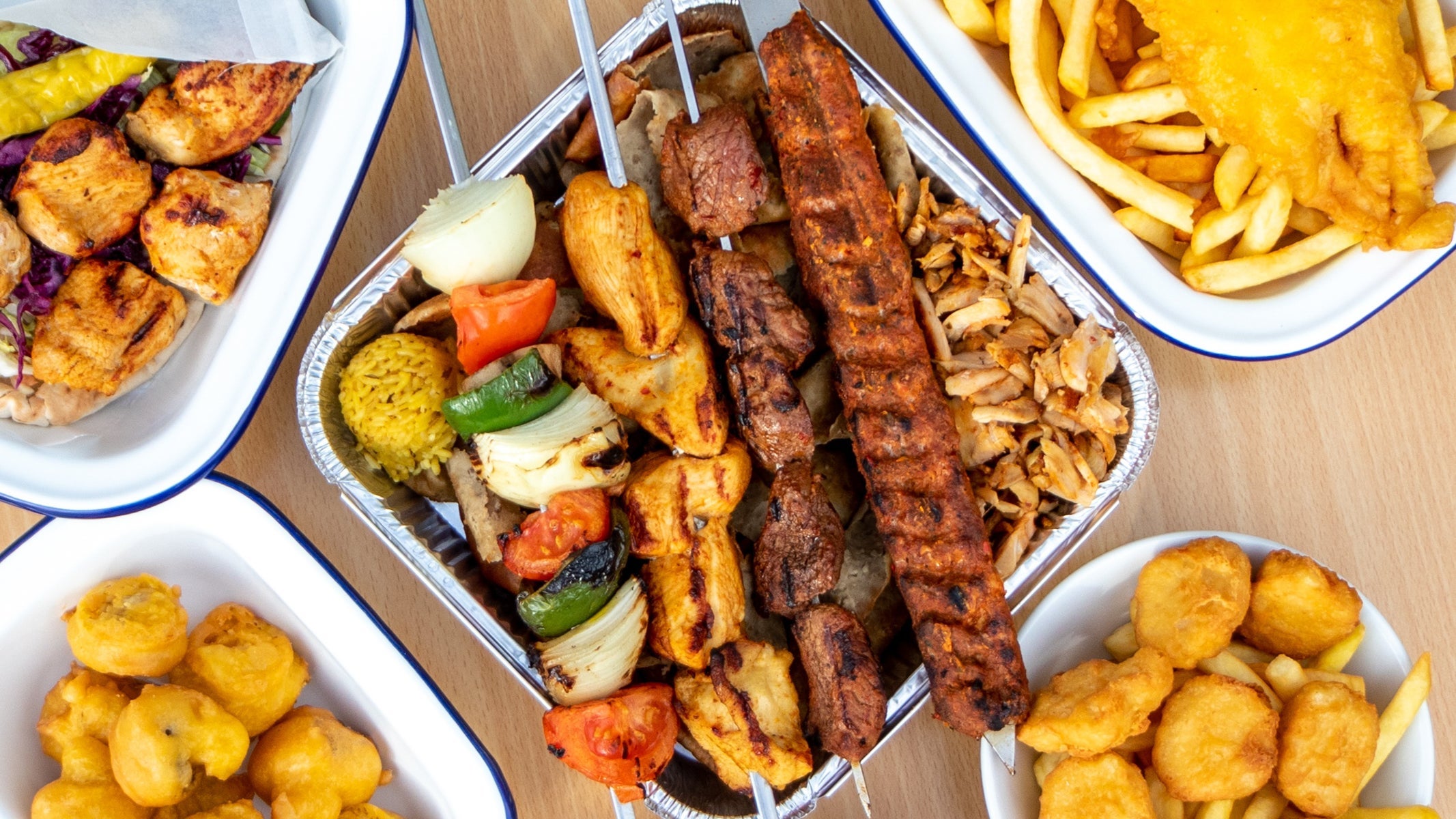 Family Kebab Fish & Chips