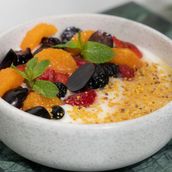 Citrus Fruit And Yogurt