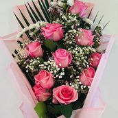 Pink Handle Bouquet Large
