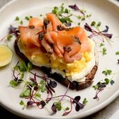 Truffle Smoked Salmon Toast