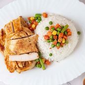 Grilled Chicken Breast With Rice