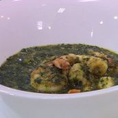 Molokhia With Shrimp 