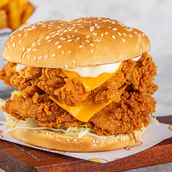 2 Double Zinger Burger + Fries