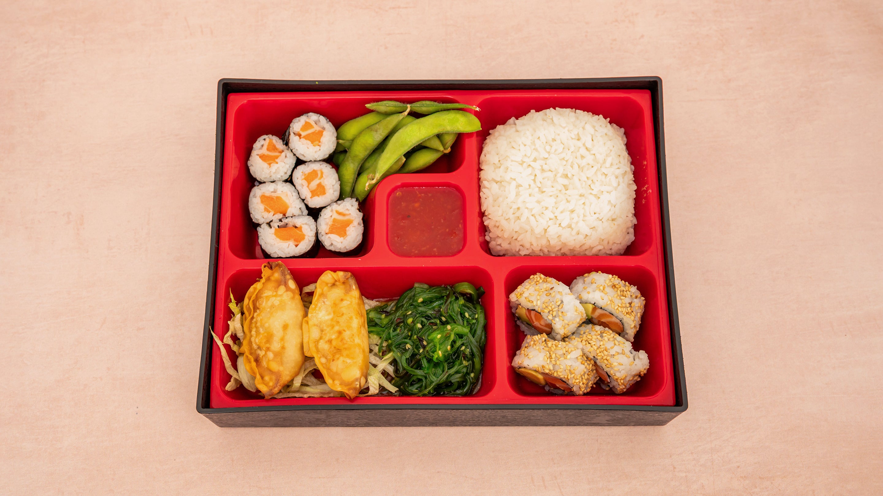 Salmon Avocado Bento Box