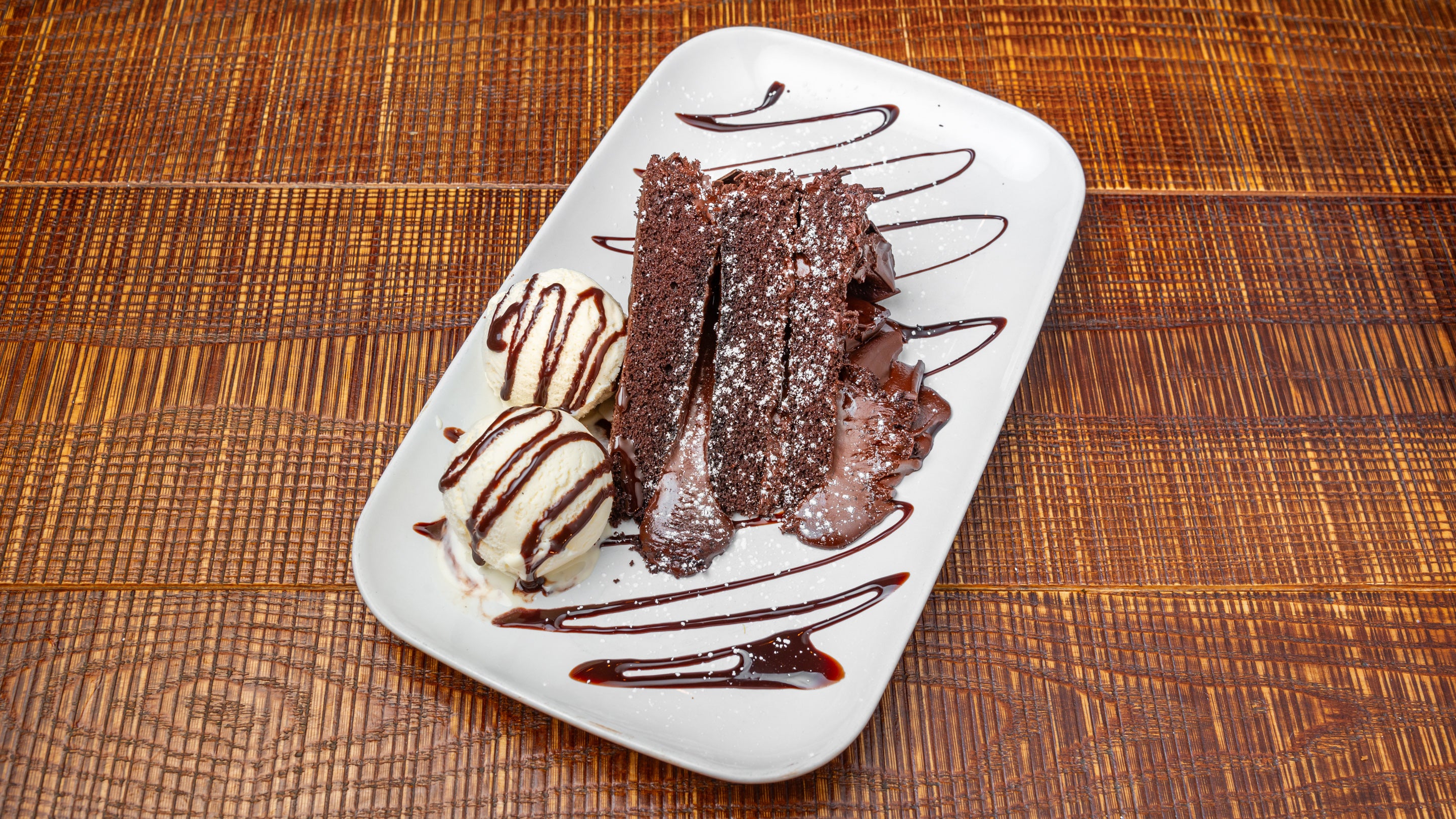 Ultimate Warm Chocolate Fudge Cake