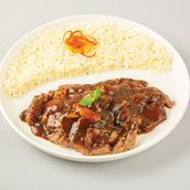 Beef Mushroom with Rice