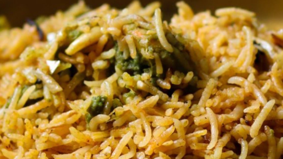 Chicken Tikka or Lamb Tikka Biryani