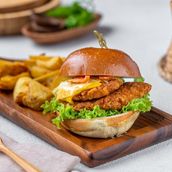 Crunchy Chicken Burger 