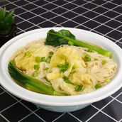 A01 Shrimp Wonton Noodles In Soup 鲜虾云吞面
