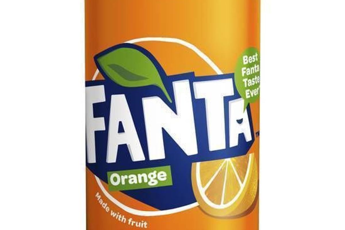 (Fanta Orange can)
