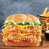 Double Zinger Burger