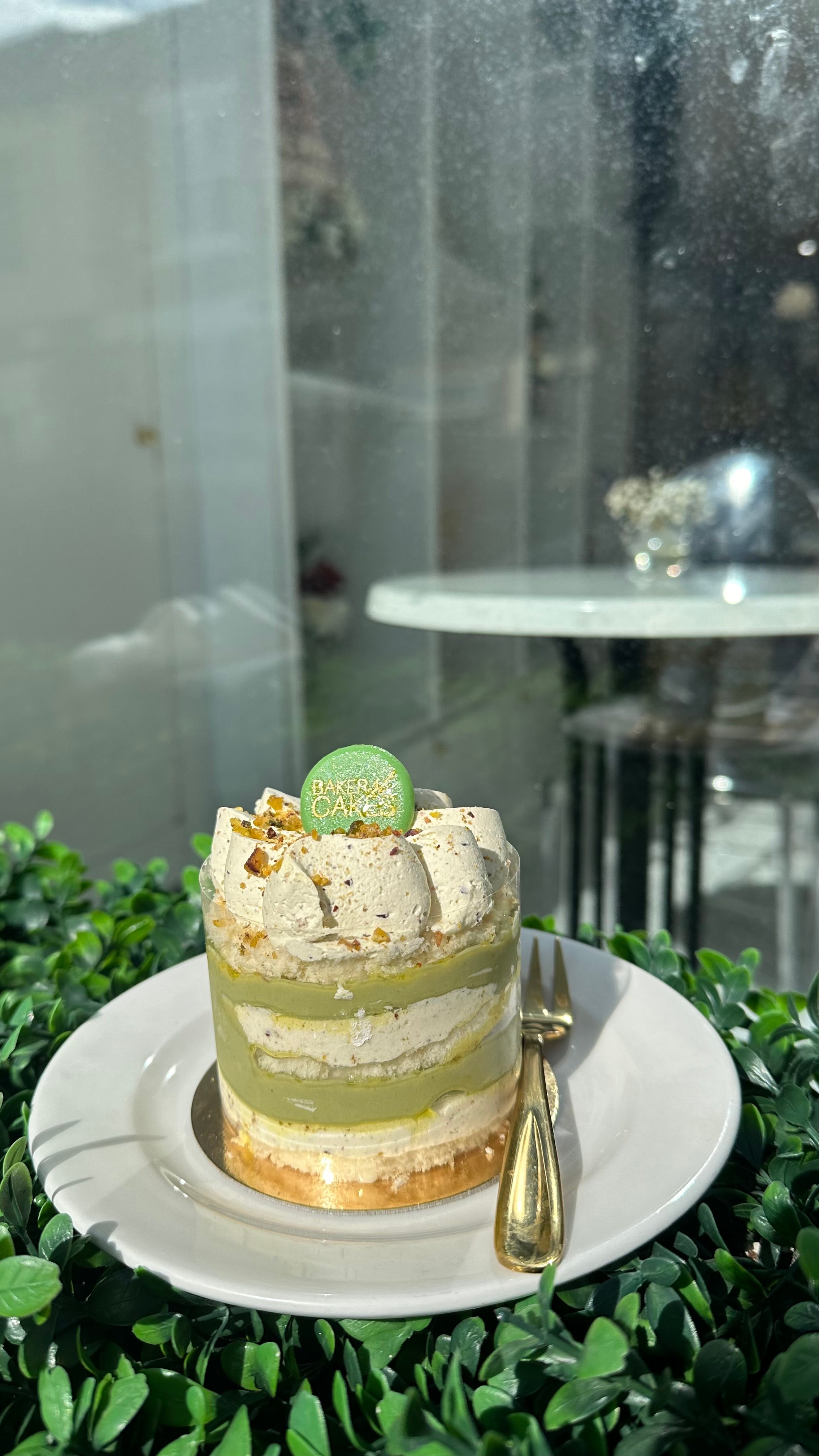 Pistachio & White Chocolate Baby Cake