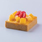 Square Mango Tart
