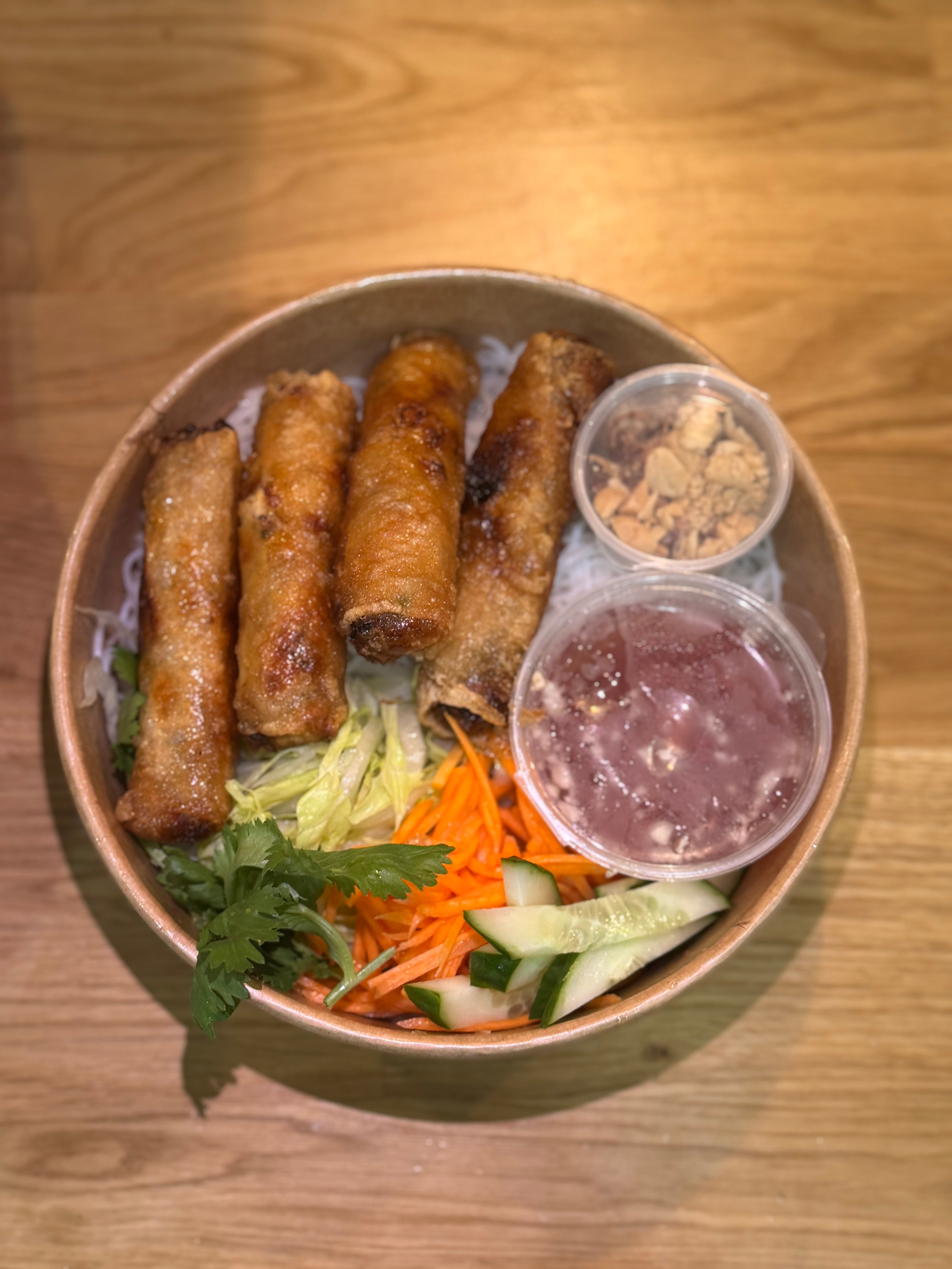 Traditional Spring Rolls - Bún Nem Hanoi Thit