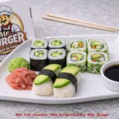 Vegetarian Sushi Combo🍣🥑🥒كومبو سوشي نباتي