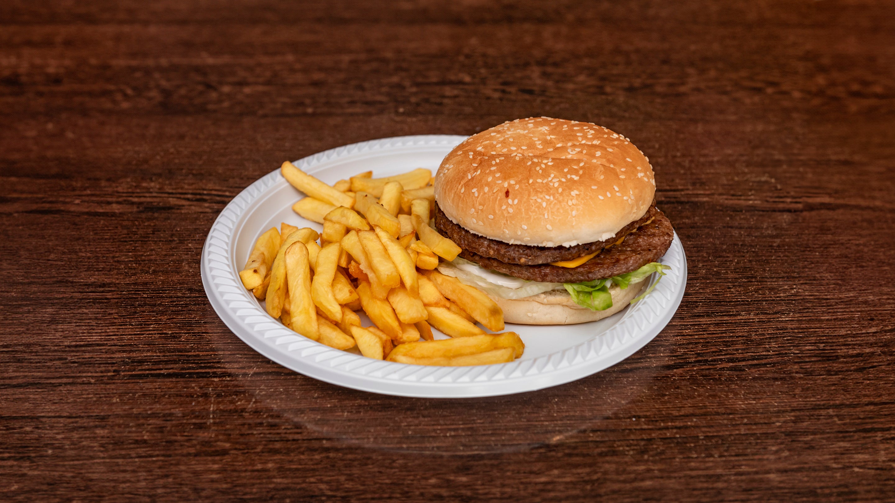 Pounder Burger (Half) Meal